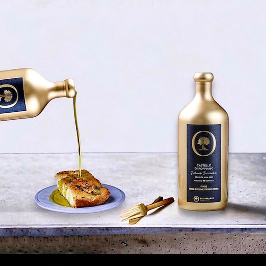 Olivenöl Nativ Extra mit Brot 