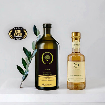 olivenöl aus spanien weißer balsamico essig