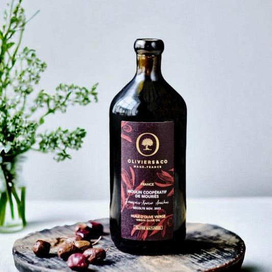 olivenöl nativ extra aus schwarzen oliven aus frankreich 